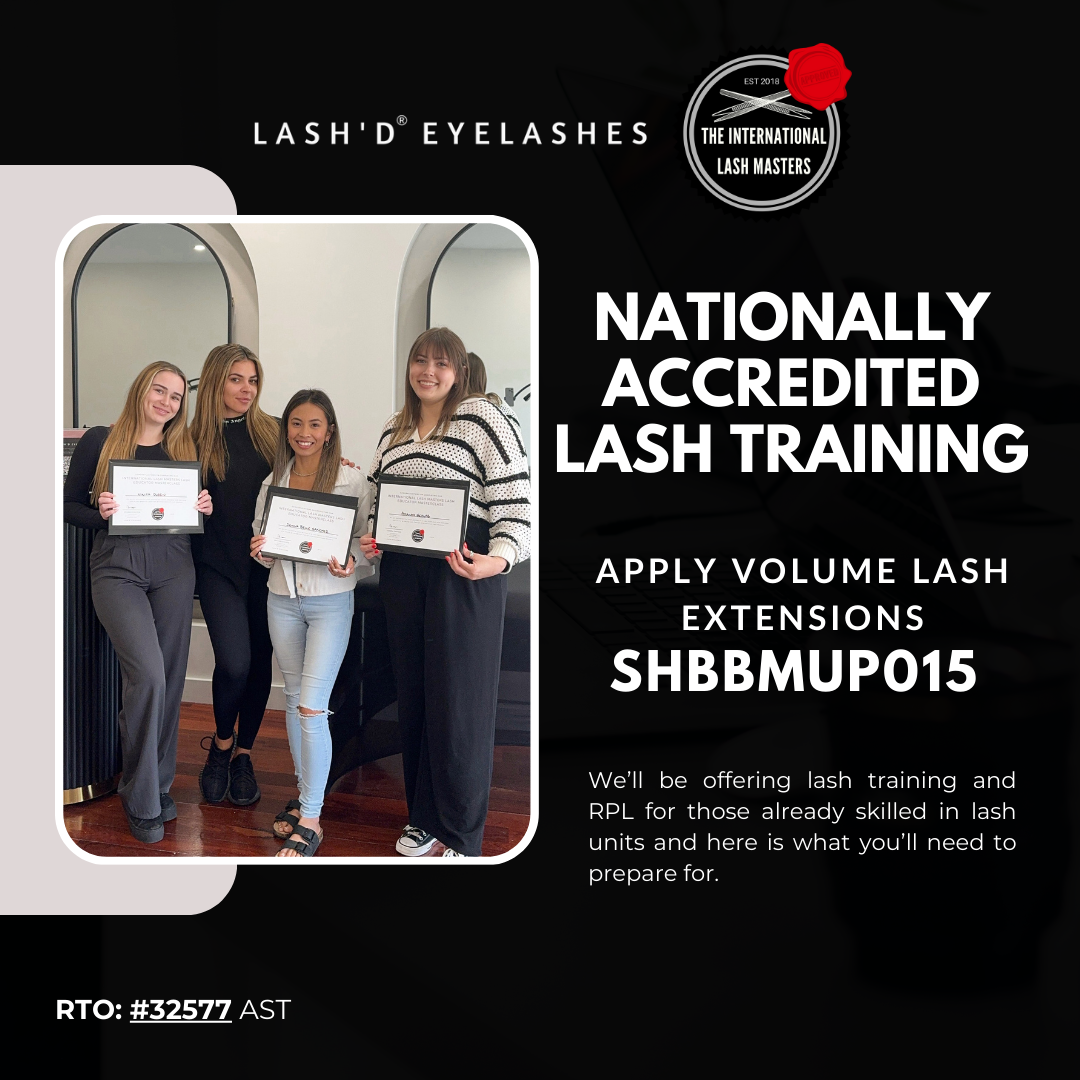 MELBOURNE Accredited In Person Volume Lash Training SHBBMUP015 - Apply Volume Eyelash Extensions in Ivanhoe