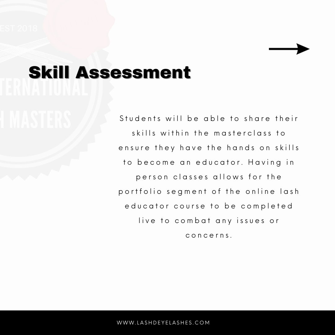 Lash Educator Masterclass - Master the Creation of your own Lash Course