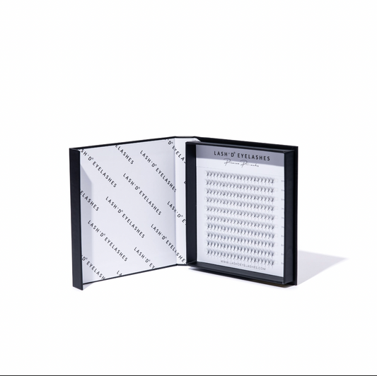 5D 0.07mm C+ Curl 200 Fan Pro Made Lash Trays Single Length | Mixed length | Volume Eyelash Extensions