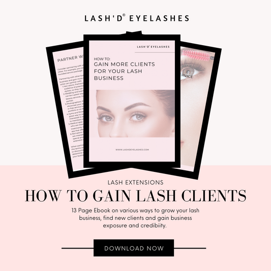 E - Book: How to Gain More Clients for your Lash Business