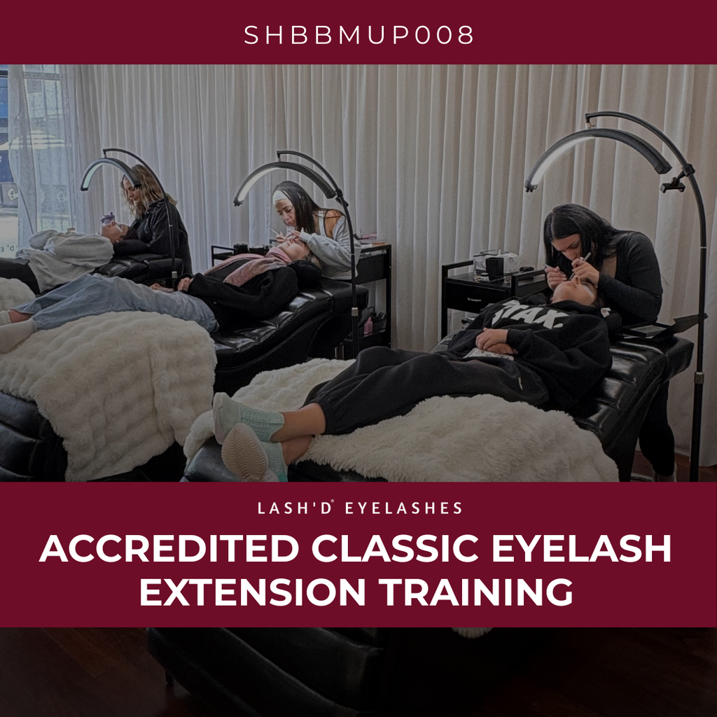 Accredited Beginner Classic Lash Training Melbourne – Apply Classic Eyelash Extension Course SHBBMUP008
