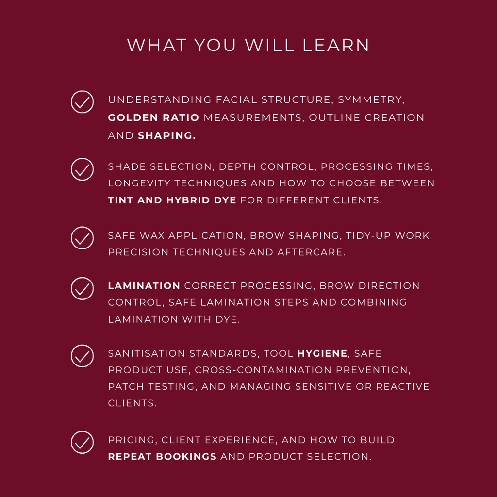 Brow Training Course Melbourne – One Day In-Person Certification