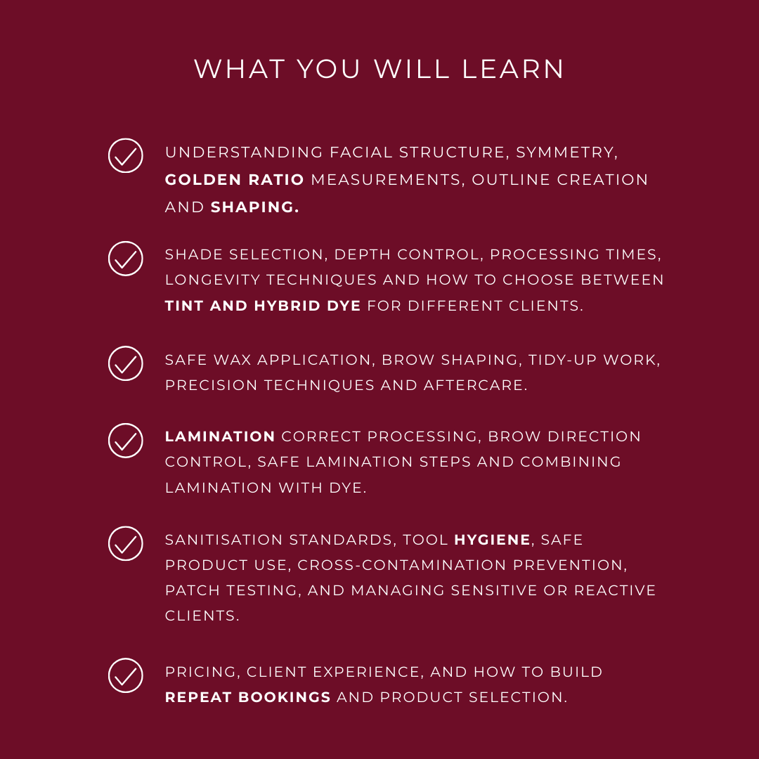 Brow Training Course Melbourne – One Day In-Person Certification