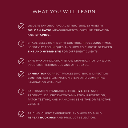 Brow Training Course Melbourne – One Day In-Person Certification