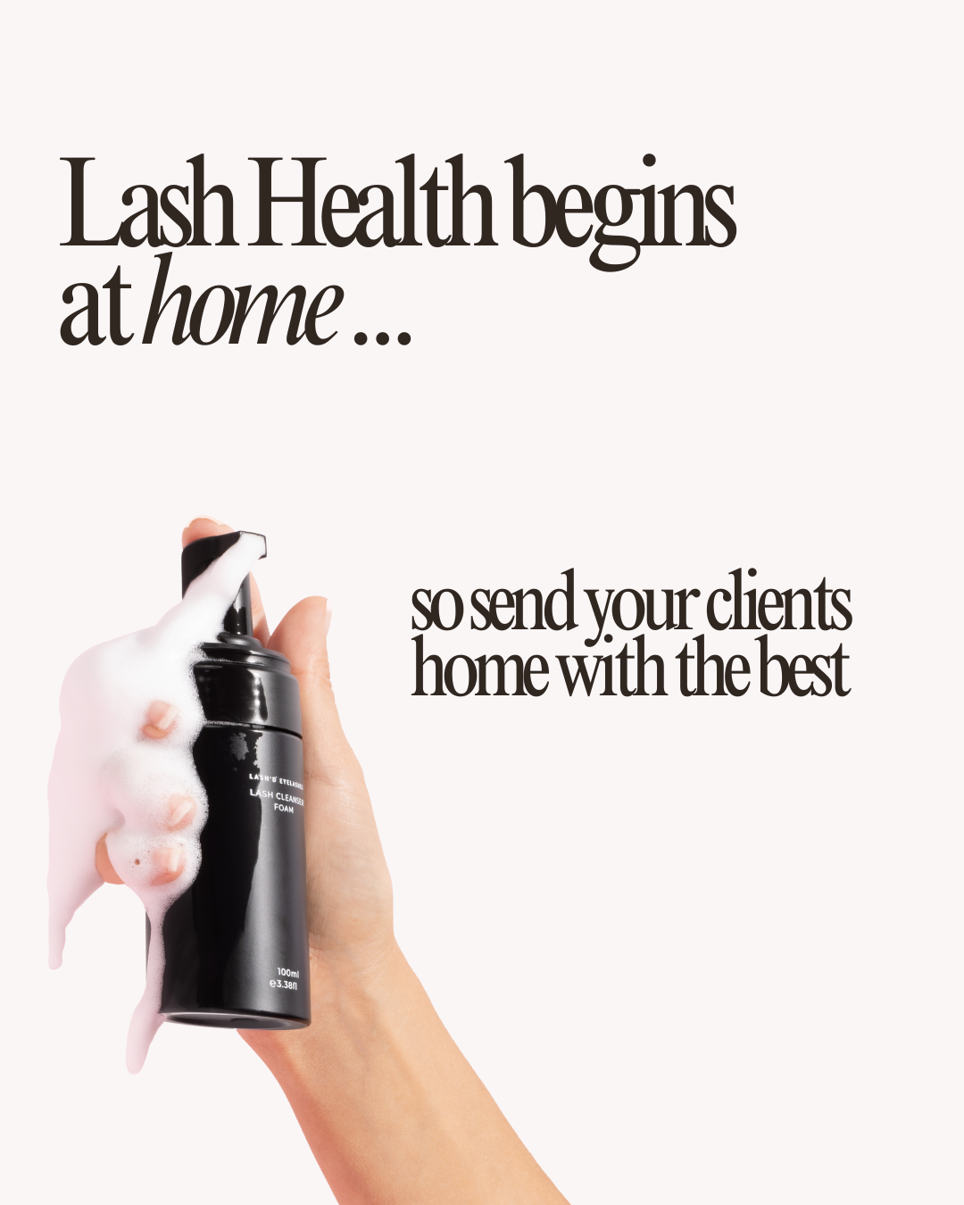 Lash Aftercare Starter Kit – Professional Lash Growth Serum & Lash Cleanser Bundle (Salon Retail Pack)