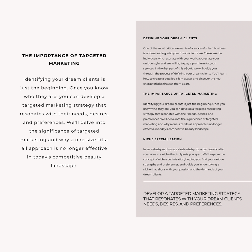 Who is your Dream Lash Client? A Lash Artist's Guide to Targeted Marketing