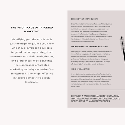Who is your Dream Lash Client? A Lash Artist's Guide to Targeted Marketing