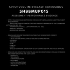 Accredited Volume Lash Training SHBBMUP015 - Apply Volume Eyelash Extensions| Melbourne