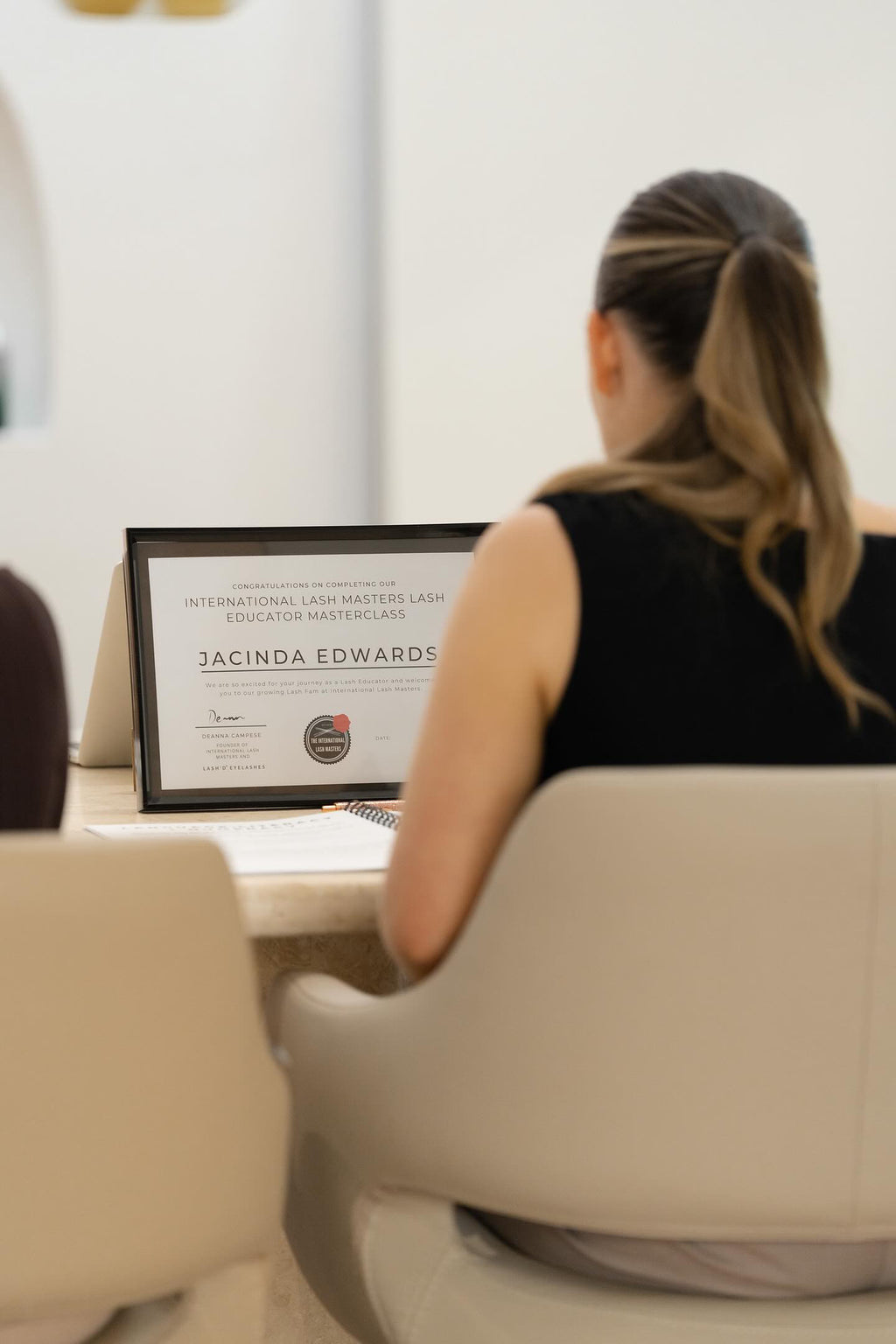 In person Lash Educator Coaching | Create your own Lash Course - Australia Wide