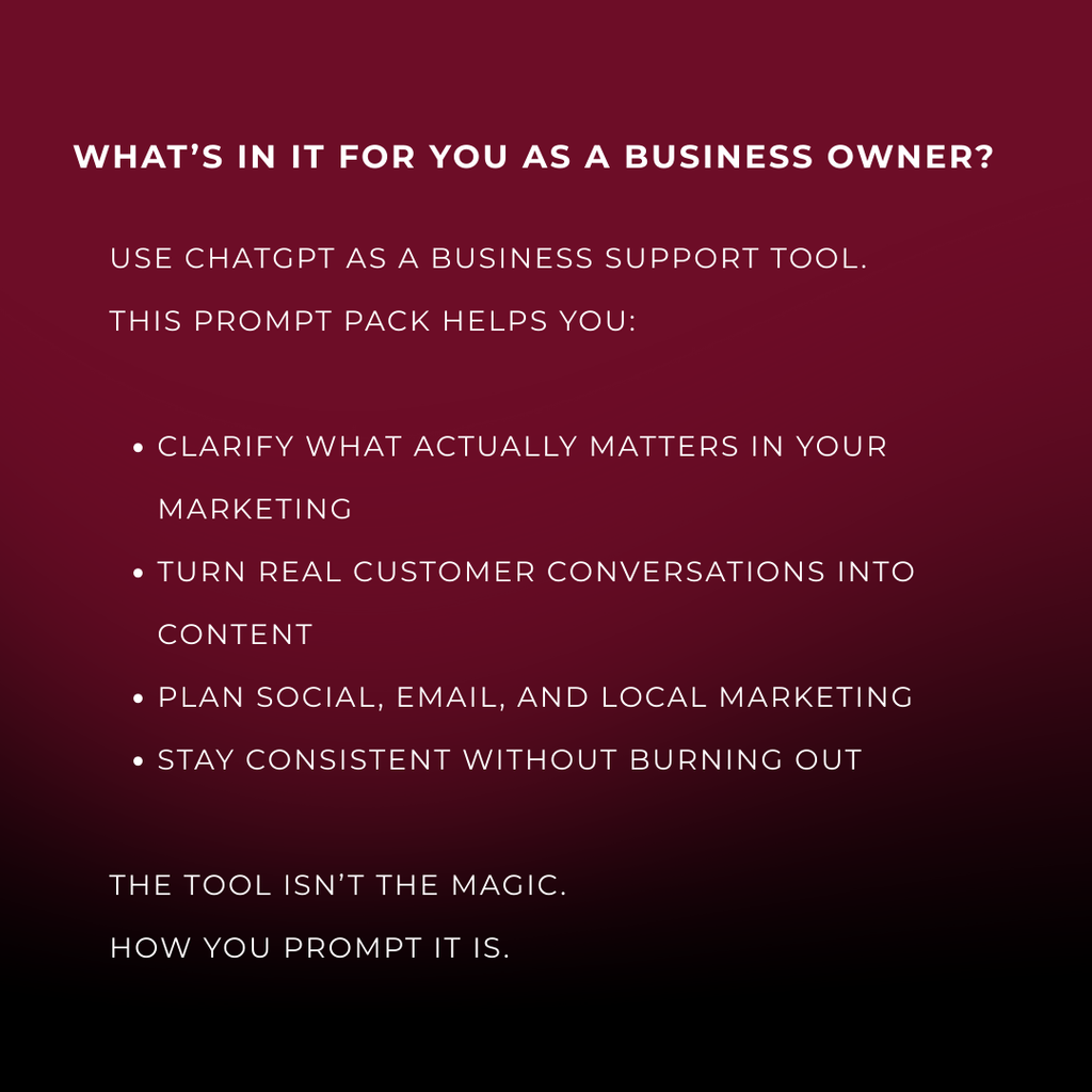 How to Promote Your Business Using ChatGPT | Marketing Prompt Pack