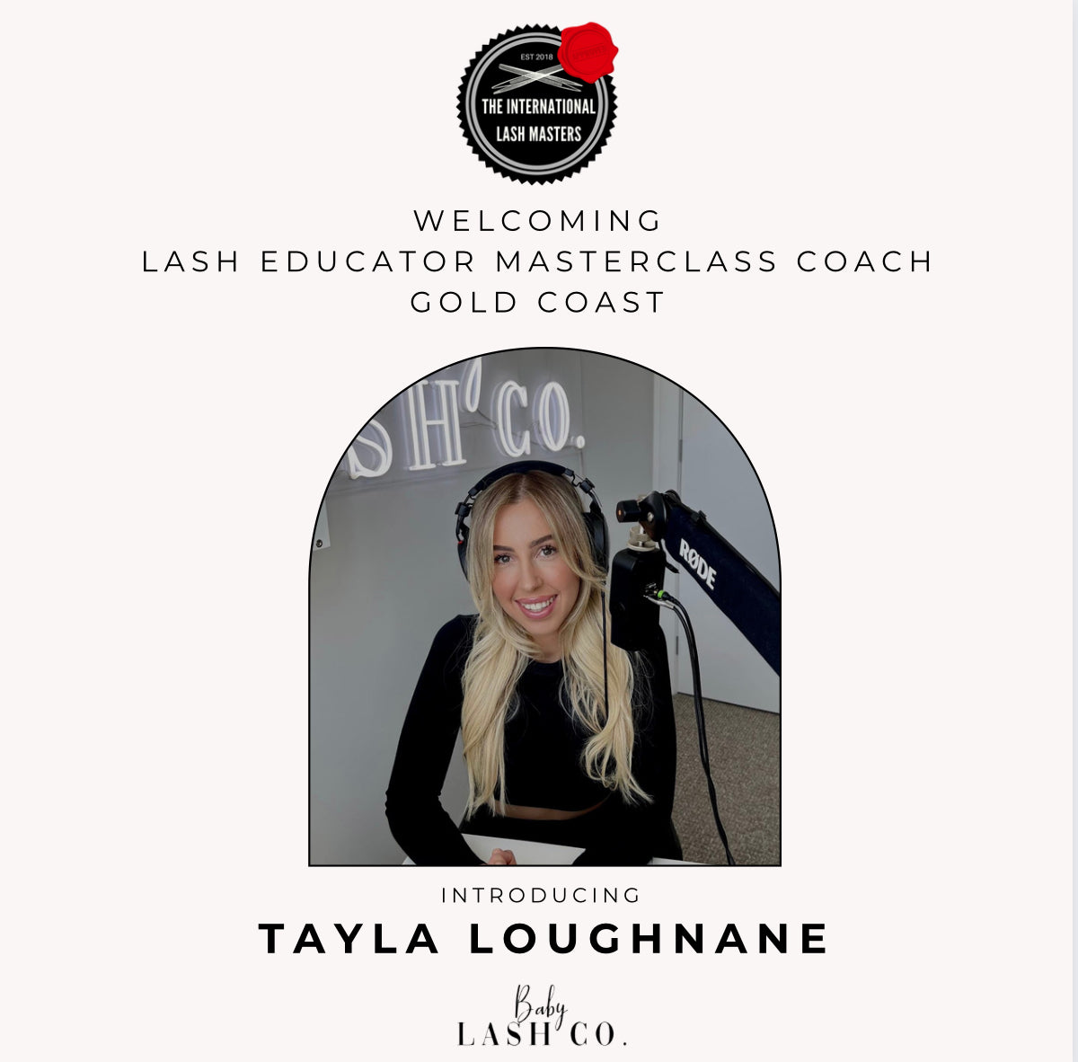 In person Lash Educator Coaching | Create your own Lash Course - Australia Wide
