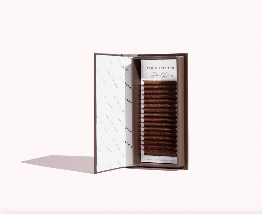Chocolate Handmade Volume Lash Trays - 16 row
