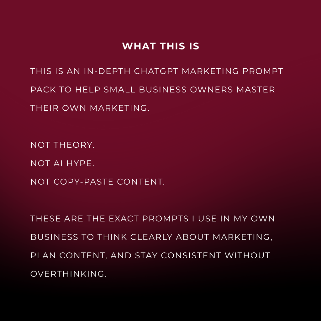 How to Promote Your Business Using ChatGPT | Marketing Prompt Pack