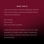 How to Promote Your Business Using ChatGPT | Marketing Prompt Pack