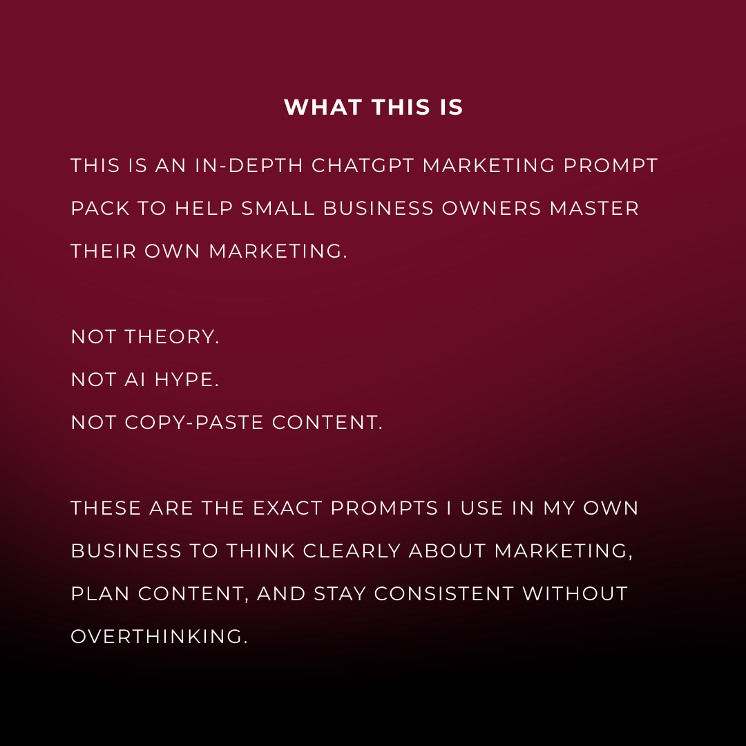 How to Promote Your Business Using ChatGPT | Marketing Prompt Pack