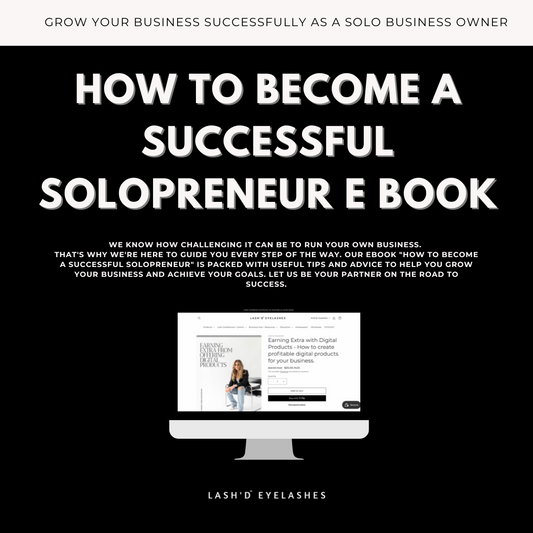How to become a Successful Solopreneur E-Book: Becoming a Master Business Owner
