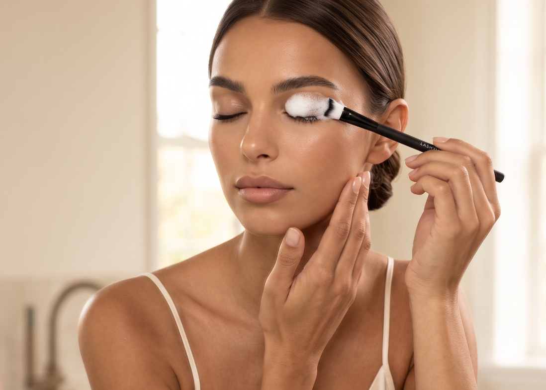 lashd cleanser washing lashes