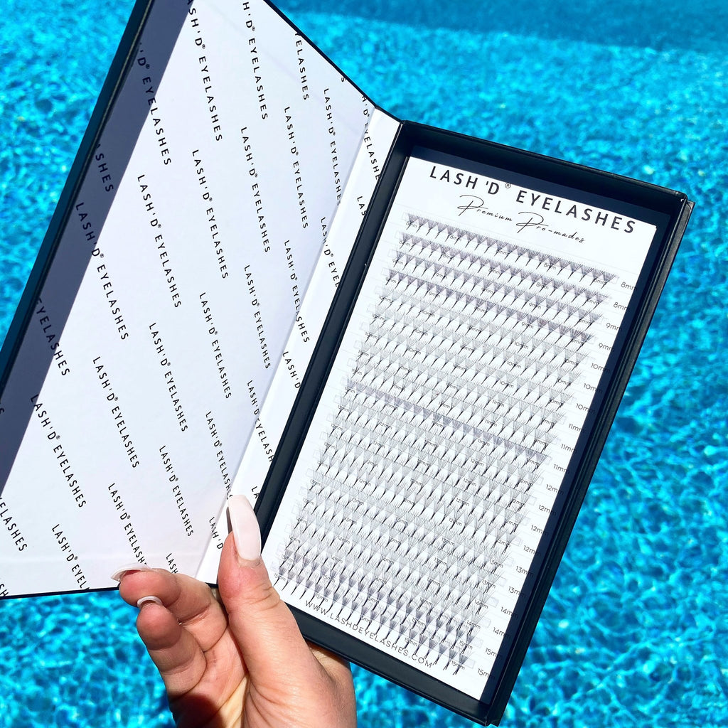 400 Fan Premium Pro-made Volume Lashes - Lash'd Eyelashes