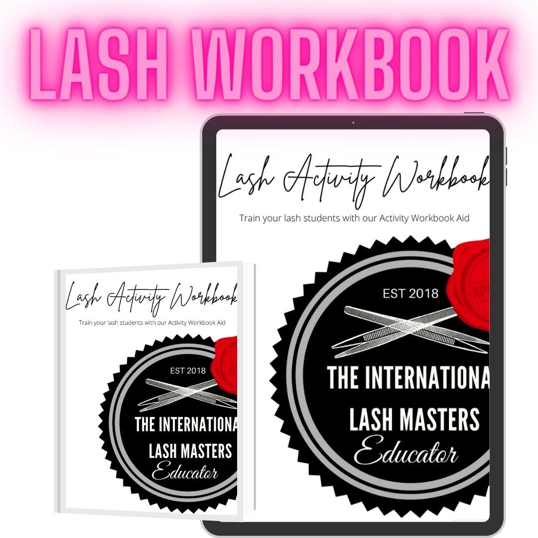 Lash Training Activity Workbook Aid - Lash'd Eyelashes