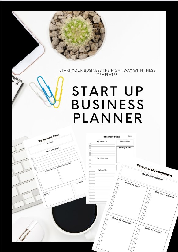 Start up Business Planner | Business Planning | Organisational Planning Templates - Lash'd Eyelashes