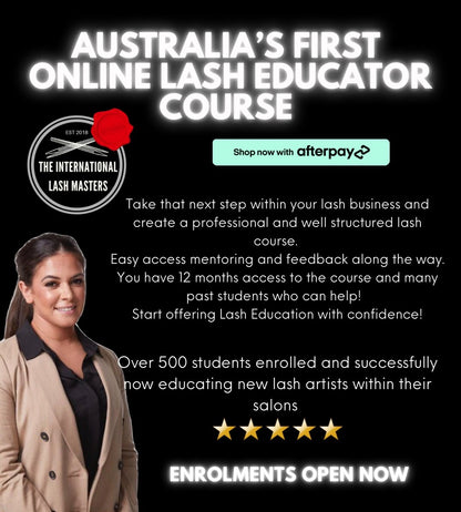 The International Lash Master's Educator Course - Lash'd Eyelashes